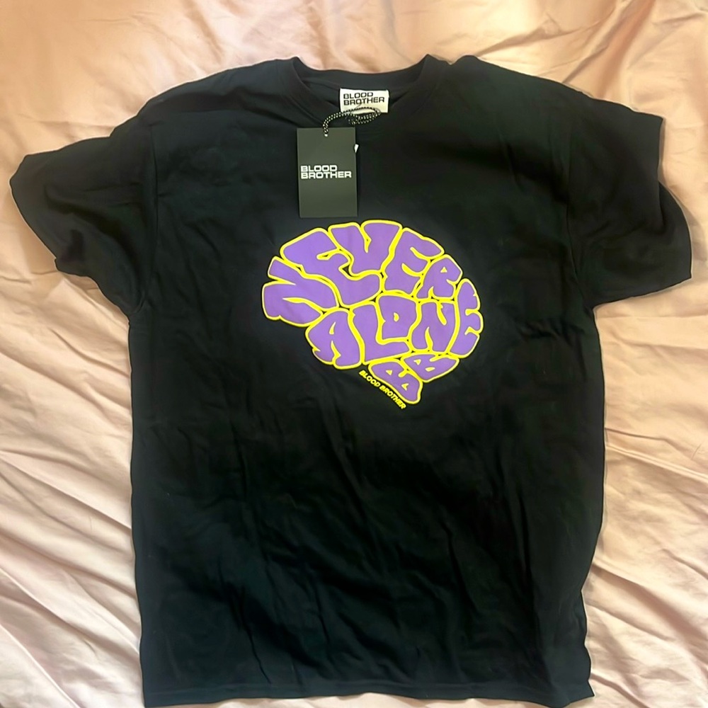 Blood Brother Brain Shirt Sz Med